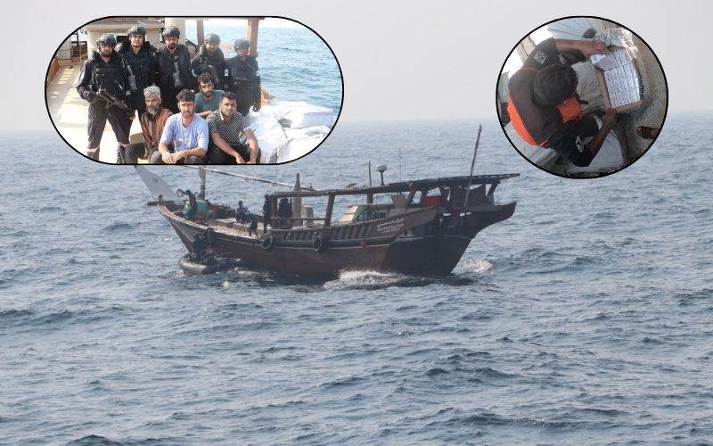 بھارتی بحریہ نے ایرانی کشتی کو روکا، 4 ایرانی باشندے حراست میں